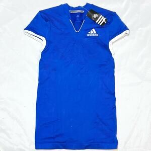 Adidas Primeknit A1 Football Jersey Men Large Royal Blue Stretch Technology New